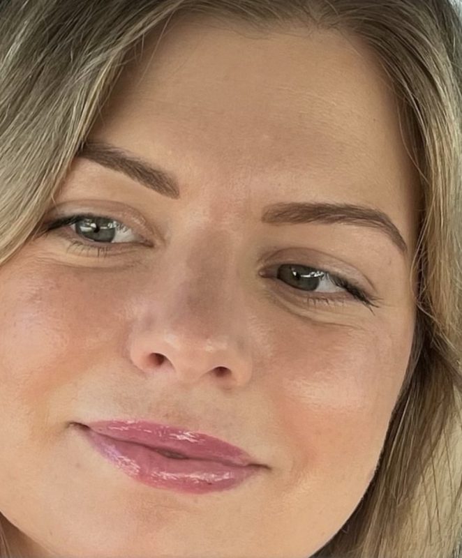 healed brows with lips